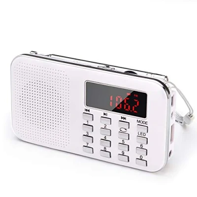 Afbeelding van PRUNUS L 218AM draagbare mini radio AM(MW)/FM/TF Card/USB/MP3, batterij 1200 mAh (alleen automatisch).