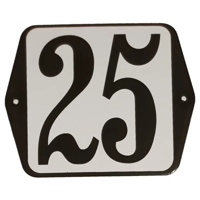 Afbeelding van Huisnummer standaard nummer 25 Warentuin Mix
