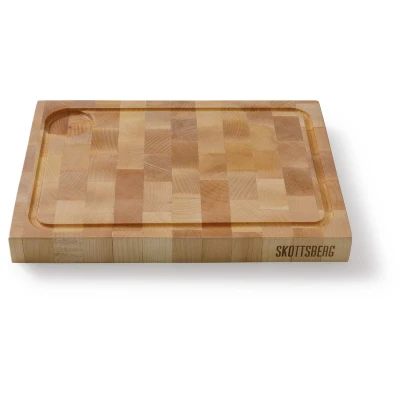 Afbeelding van Skottsberg Snijplank met geul Wood Works 35 x 25 3.5 cm Hout Beige