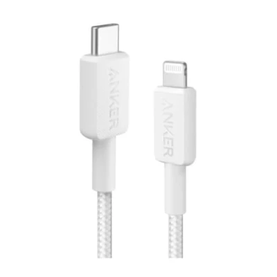 Afbeelding van Kabel Lightning Anker Wit 90 cm