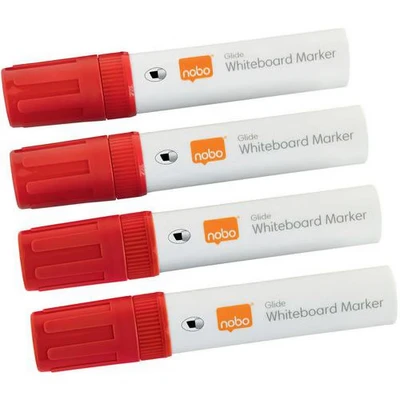 Image de Marqueur Jumbo Pointe biseautée Lot de 4 assortis Nobo
