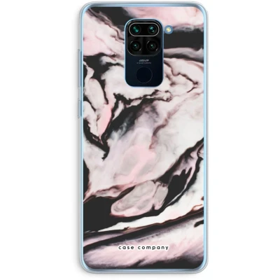 Afbeelding van Case Company® hoesje geschikt voor Xiaomi Redmi Note 9 Roze stroom Soft Cover Telefoonhoesje Bescherming aan alle Kanten en Schermrand