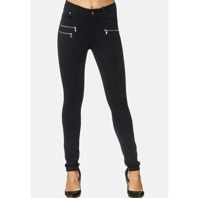 Afbeelding van Elara Chunkyrayan Jeggingbroek voor dames, stretch, skinny fit, Blauw