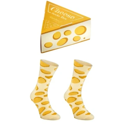 Afbeelding van Rainbow Socks 1 paar grappige katoenen sokken voor dames en heren, x kaas