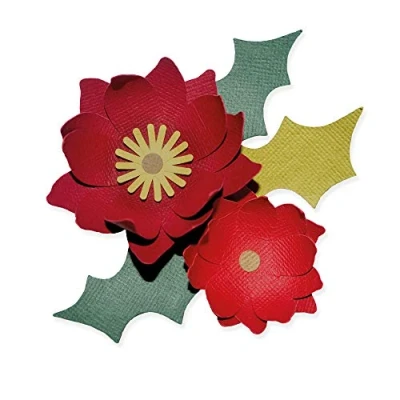 Afbeelding van Sizzix Bigz Snijmal Winter Poinsettia