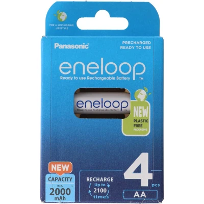 Afbeelding van Sanyo eneloop batterij Mignon / AA HR 3UTG 2000mAh 4 pack
