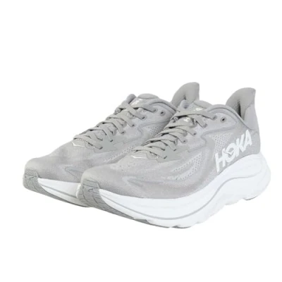Afbeelding van HOKA Clifton 10 Hardloopschoenen voor op de weg, Heren, Maat: 42 2/3, Stellar grey/stardust Kunststof/ textiel
