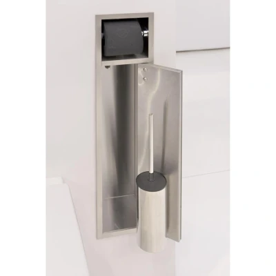 Afbeelding van Looox Special closetborstelgarnituur roestvaststaal (rvs) CL7