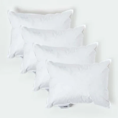 Afbeelding van Homescapes set van 4 vulkussens 30 x 40 cm kussenvulling eendenveren