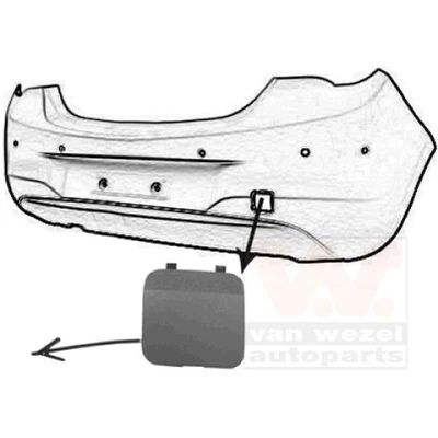 Afbeelding van Van Wezel Sleepoog afdekkap 3804557