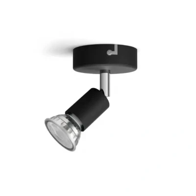 Afbeelding van Philips Limbali opbouwspot 1 lichts zwart