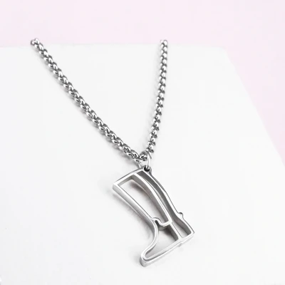 Image de Ponytail&amp;Co Pendentif Bottes d&#039;équitation Acier