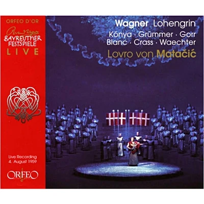 Afbeelding van Chor Uns Orchester Der Bayreuther Festspiele, Lavro Von Matacic Wagner: Lohengrin (3 CD)