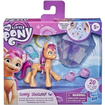 Image de Mini figurine My Little Pony Aventure de cristal éclaireur ensoleillé