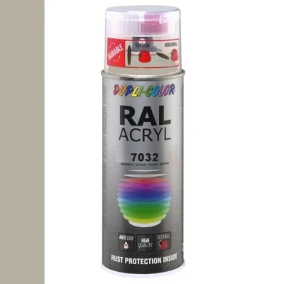 Afbeelding van Dupli Color Ral Acryl 7032 Kiezel grijs Hoogglans 400 ml