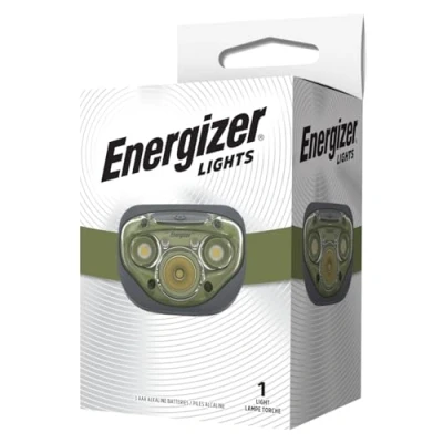 Afbeelding van Energizer Vision HD led hoofdlamp, krachtige lamp 260 lumen, waterdicht, batterijen inbegrepen [exclusief Amazon]