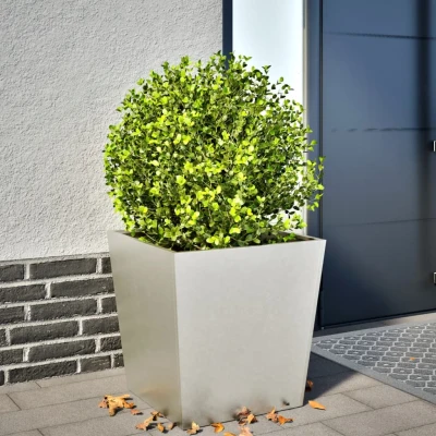 Afbeelding van vidaXL Plantenbak 50x50x50 cm roestvrij staal
