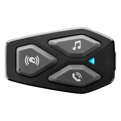 Afbeelding van INTERPHONE UCOM3HD Single Bluetooth 5.1 motorfiets intercom hoofdtelefoon, HD 40 mm, gebruik 500 m afstand, 10 uur batterijduur, muziek, GPS, IP67 waterdicht