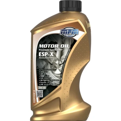 Afbeelding van Mpm Premium Synthetic ESP X 5W 30 1L Motorolie 05001ESP VOLKSWAGEN: Golf 7, Polo IV Hatchback, V BMW: 1 3 Saloon