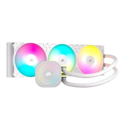 Image de Kit Watercooling CPU Corsair NAUTILUS 360 ARGB blanc