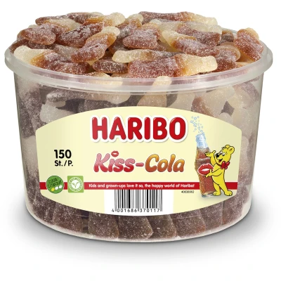 Afbeelding van Haribo Cola Flesjes 150stuks