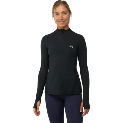 Afbeelding van DANISH ENDURANCE Sportshirt met lange mouwen voor dames, licht en ademend, ultra rekbaar, hardlopen, zwart.