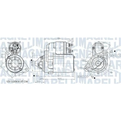 Afbeelding van Magneti Marelli Starter 063721307010