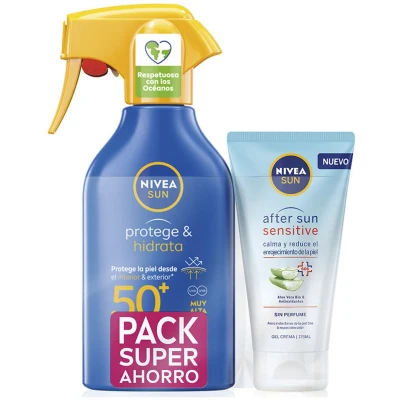 Afbeelding van Zonbeschermingset Nivea Spf 50 2 Onderdelen