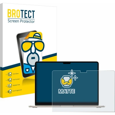 Afbeelding van BROTECT Screenprotector voor Apple MacBook Air 15&quot; M3 2024 Folie Beschermfolie matte