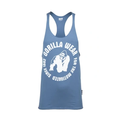 Afbeelding van Gorilla Wear Melrose Stringer Top, Heren, Maat: XXL, Blue
