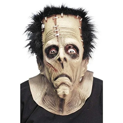 Afbeelding van &quot;Latex Frankenstein masker voor volwassenen Halloween Verkleedmasker One size&quot;