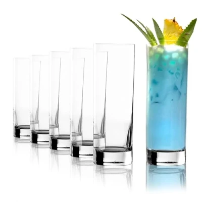 Afbeelding van Stölzle Lausitz New York Bar Set van 6 longdrinkglazen, 320 ml voor cocktails, vaatwasmachinebestendige kristallen barglazen, elegante waterglazen