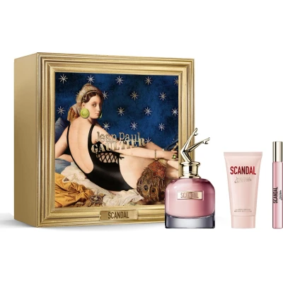 Afbeelding van Jean Paul Gaultier Scandal Eau de Parfum Spray 80ml + Body Lotion 75ml EDP 10 ml Gift Set
