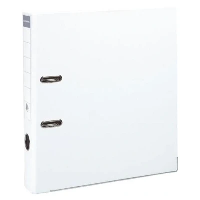 Image de Classeur Exacompta à levier 32x29cm PVC Dos 50mm Blanc