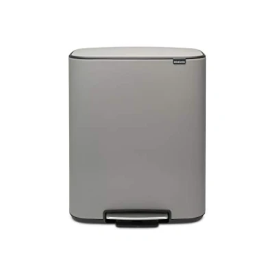 Image de Brabantia Bo Pedal Bin 2 x 30 Litres Platine