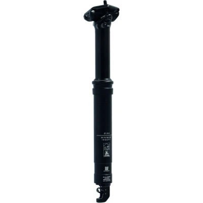Afbeelding van XLC SP S14 Zadelpen 31.6 x 322 mm Setback: 0 Verend Dropper Remote (80 mm) Aluminium Zwart