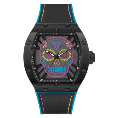 Afbeelding van Guess Catrin Horloge Black, Heren, Maat: One Size, Black