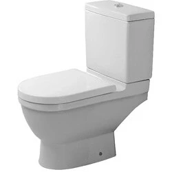 Afbeelding van Duravit Philippe Starck 3 duoblokpot diepspoel PK zonder reservoir met Wondergliss wit