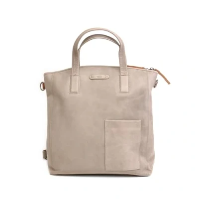 Afbeelding van Berba Leren Convertible Shopper 13 inch Barbarossa Femme 825 149 Grijs