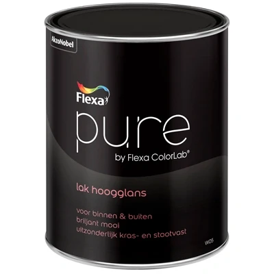 Afbeelding van Flexa Pure Lak Hoogglans 1 liter verf shop