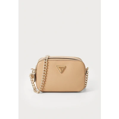Afbeelding van Guess Noelle Crossbody Camera beige damestas