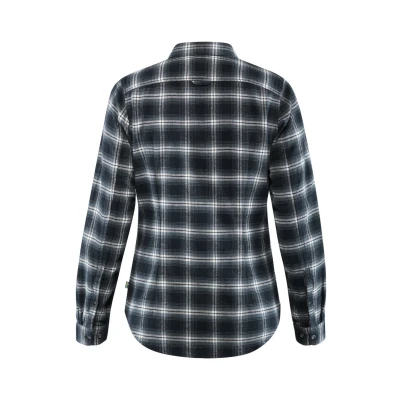Afbeelding van Övik Flannel Blouse Dames Dark Navy 200 L Blauw Outdoor Shirt