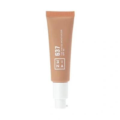 Afbeelding van 3ina THE Tinted Moisturizer SPF30 Getinte dagcrème, Dames, Maat: 30 ml, 637 honey beige