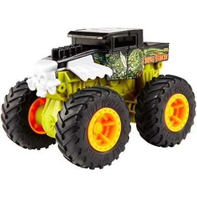 Afbeelding van Hot Wheels Monstertruck Bash ups Splatter Me Zwart 12 Cm