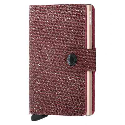 Afbeelding van Secrid Miniwallet portemonnee Sparkle red Dames
