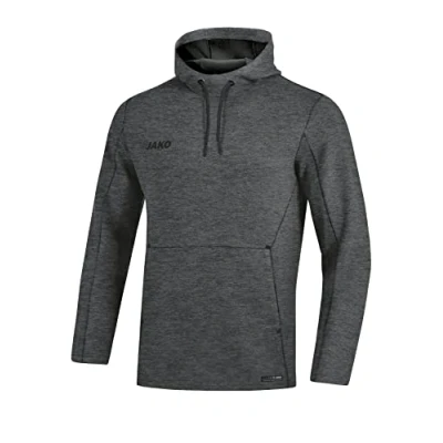 Afbeelding van JAKO Sweater met kap Premium Basics Antraciet gemeleerd