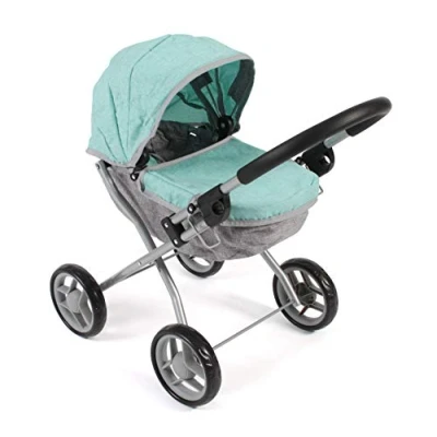 Afbeelding van Kleine Poppenwagen Lilli Melange Mint