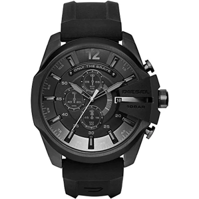 Afbeelding van Diesel Chief Series Herenhorloge, chronograaf uurwerk met band in siliconen, roestvrij staal of leer