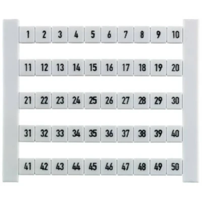 Afbeelding van Klemmarkeerder Weidmüller DEK 6 FW 1 50 0468660001 Wit 500 stuk(s)