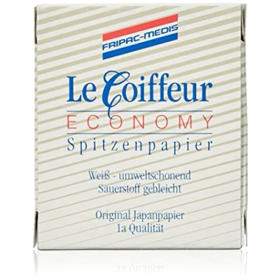 Afbeelding van Fripac Medis Le Coiffeur Economy puntpapier, 500 vellen, 68 x 51 mm, wit